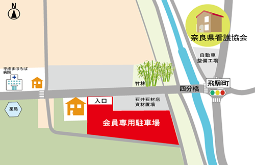駐車場拡大地図